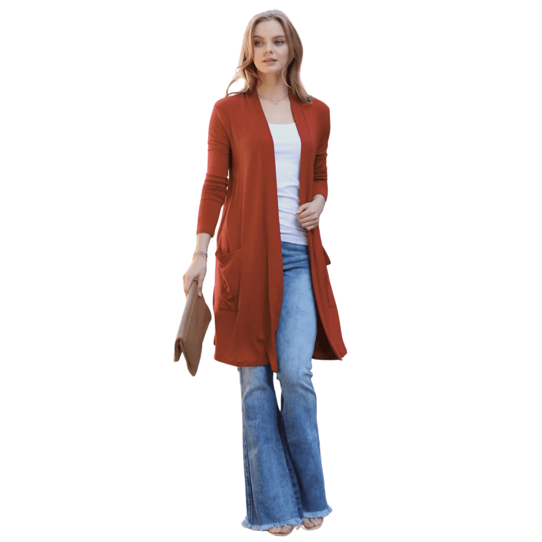 Dusty blue cardigan