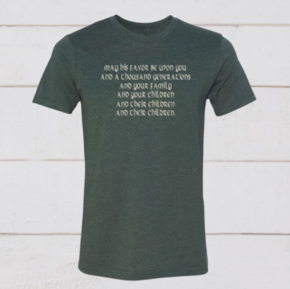 The Blessing Heather Green Tee
