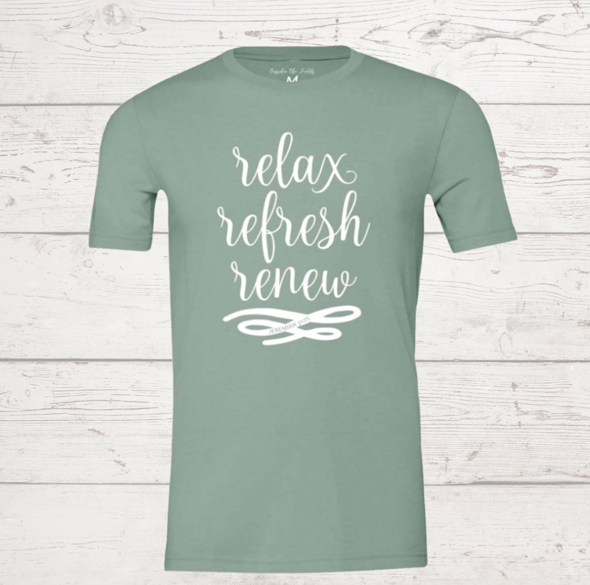 Relax Dusty Blue Tee