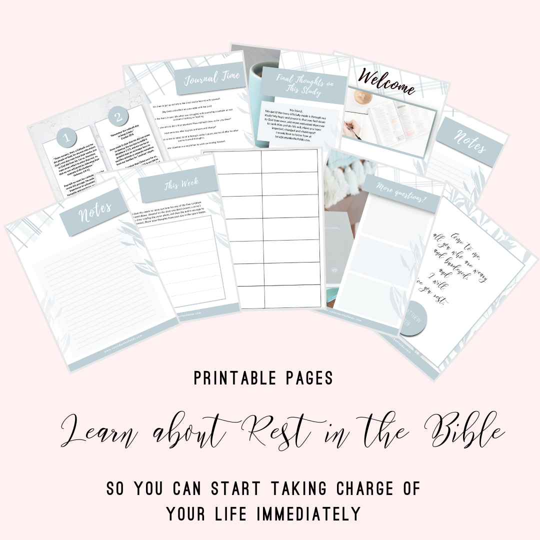Bible Study on Rest: Because Rest Isn't A Luxury, It's A Gift.