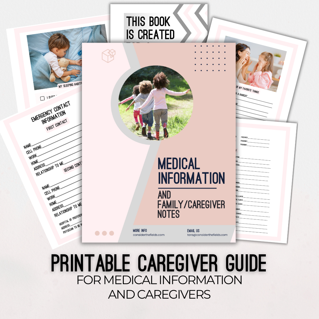 The Ultimate Caregiver Guide: A Printable Organizer for Your Child’s Needs