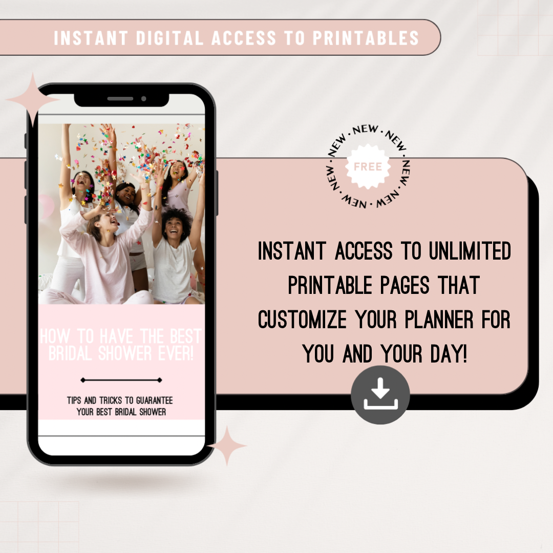 Rose Gold Wedding Planner