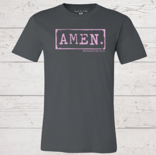 Amen Grey Tee