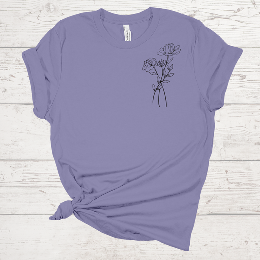 Flower Lavender Tee