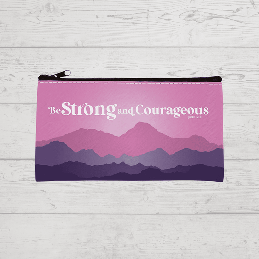 be strong and courageous pouch (1)
