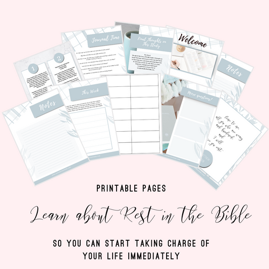 Bible Study on Rest: Because Rest Isn't A Luxury, It's A Gift.