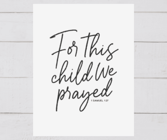 for this child print
