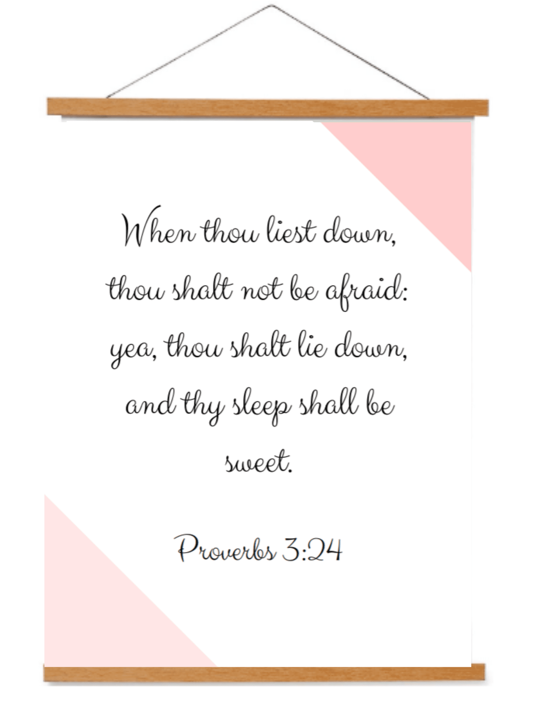 hanging poster proverbs 3
