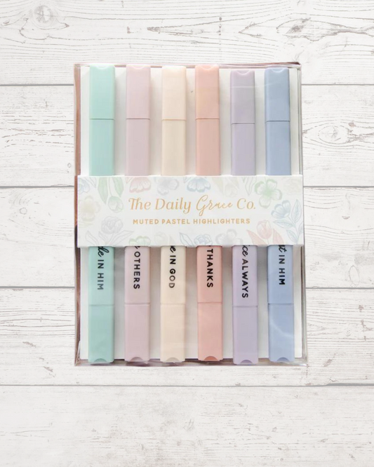Muted Pastel Highlighters